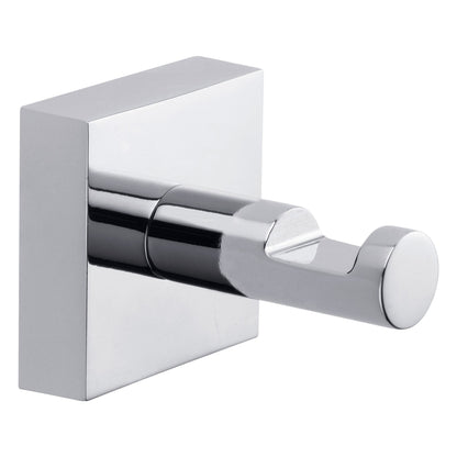 tesa EKKRO Towel Hook, Chrome-Plated, Includes Adhesive Solution
