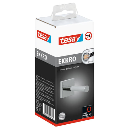 tesa Ekkro Replacement Roll Holder, Chrome-Plated, Includes Adhesive Solution
