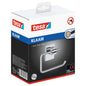 tesa Klaam Toilet Paper Holder, without lid, self-adhesive, chrome-plated