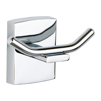 tesa Klaam Double Wall Hook, Chrome-Plated, Includes Adhesive Solution