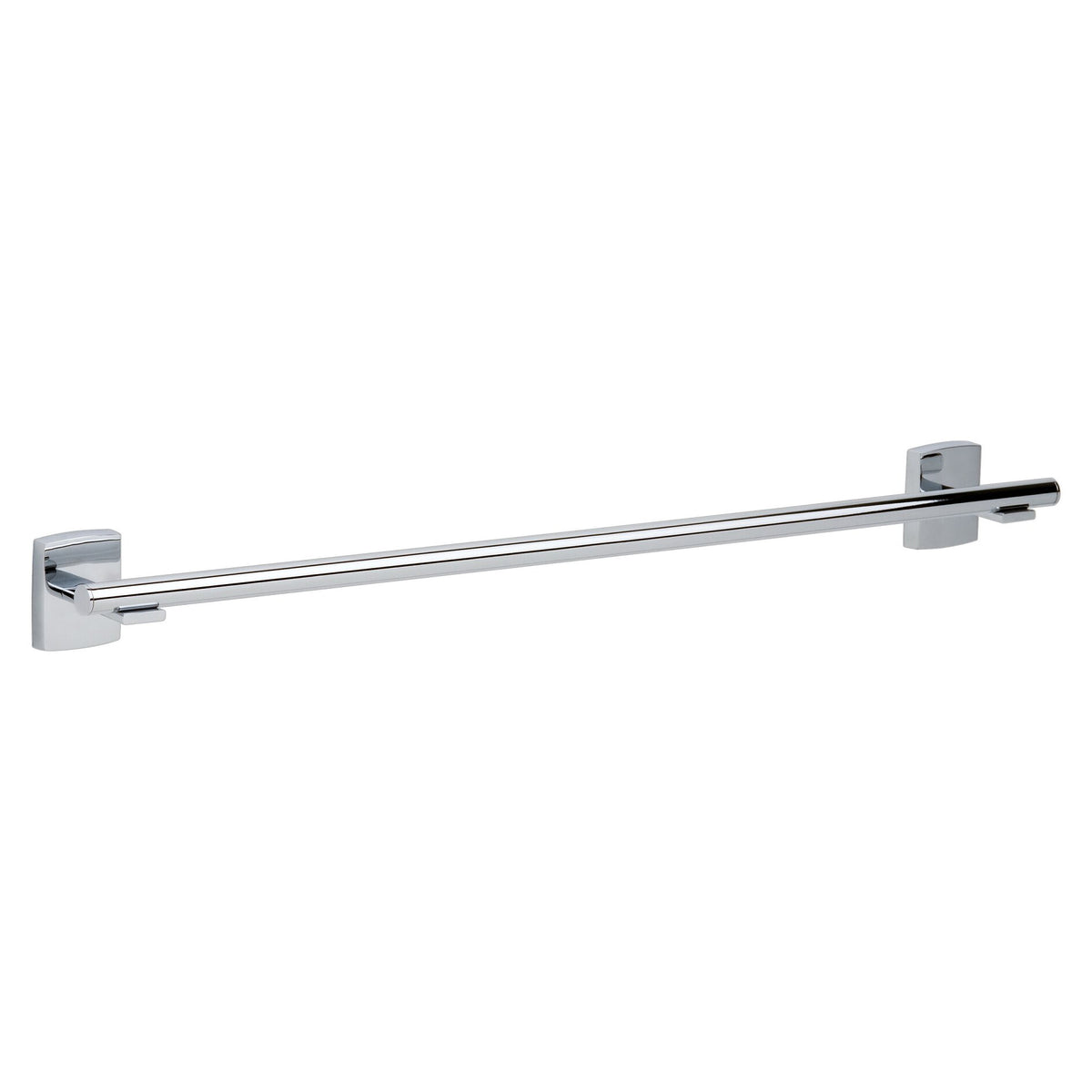 tesa Klaam Bath Towel Rack, Chrome-Plated, Includes Adhesive Solution, 65 cm