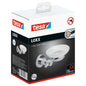 tesa Loxx Soap Dish (No Drilling Required), Chrome-Plated, Satin-Finish Glass