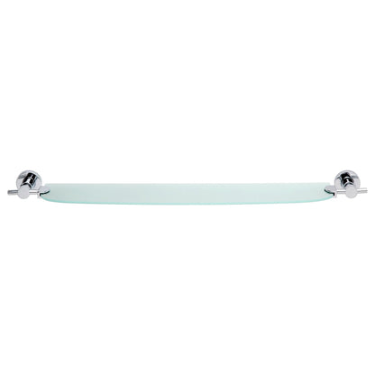 tesa Loxx Bathroom Glass Shelf, satin-finished glass, includes adhesive solution