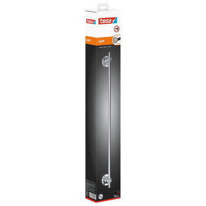 tesa Luup Adhesive Towel Rack, includes mounting kit, 60 cm