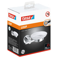 tesa Luup Soap Dish, Chrome-Plated, Includes Adhesive Solution