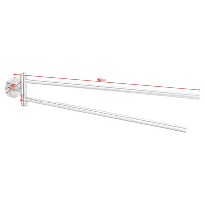 tesa MOON Bathroom Towel Rack, 2-arm, with adhesive solution – Instructions for Use