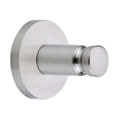 tesa MOON Adhesive Hooks, Stainless Steel Look, Guaranteed Rust-Free