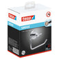tesa SMOOZ Toilet Paper Holder without Lid, Chrome-Plated, Includes Adhesive Solution