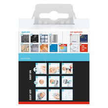 tesa SMOOZ Adhesive Hooks, Chrome-Plated, Round Design