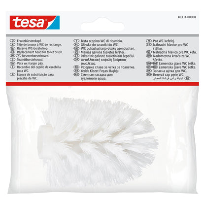 tesa Replacement Head for Toilet Brushes: White, Deluxxe, Elegaant, Exxcellent, Ekkro, Hukk, Klaam, Loxx, Luup, or Smooz