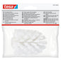 tesa Replacement Head for Toilet Brushes: White, Deluxxe, Elegaant, Exxcellent, Ekkro, Hukk, Klaam, Loxx, Luup, or Smooz
