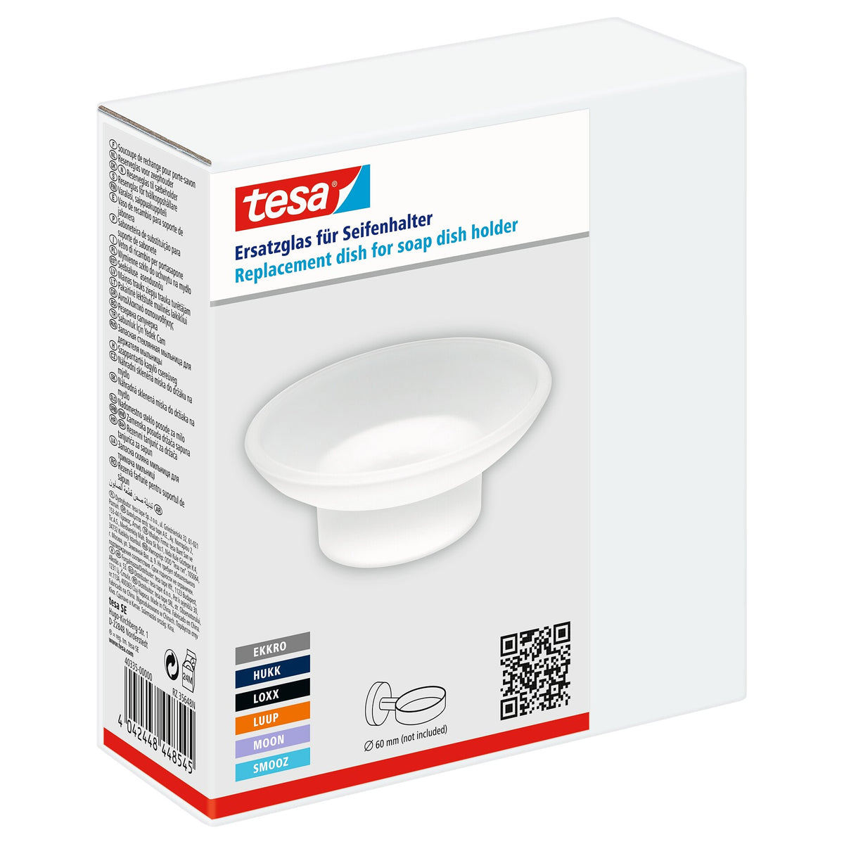 tesa Replacement Shell for Ekkro, Hukk, Loxx, Luup, Moon, and Smooz Soap Dishes