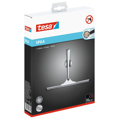 tesa SPAA Shower Squeegee, includes mount and adhesive solution
