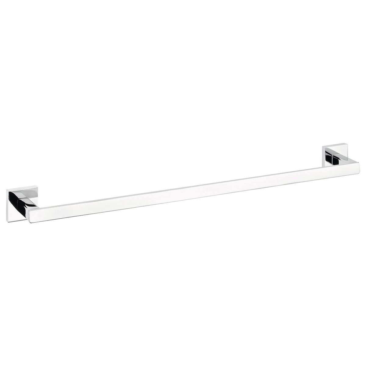 tesa DELUXXE Towel Rack, Metal, Chrome-Plated, Includes Adhesive Solution