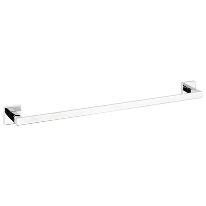 tesa DELUXXE Towel Rack, Metal, Chrome-Plated, Includes Adhesive Solution