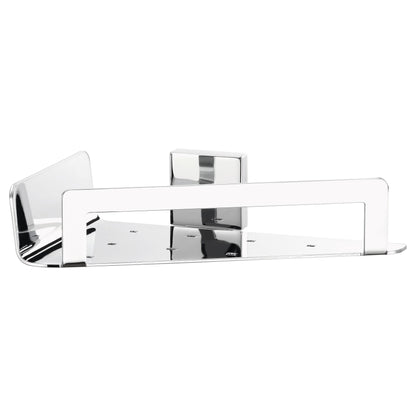 tesa DELUXXE Corner Shower Basket, Exquisite Design, Includes Adhesive Solution