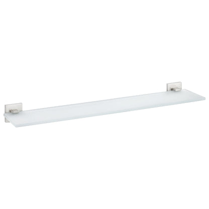 tesa Exxclusiv Glass Tray, Stainless Steel Finish, Includes Adhesive Solution