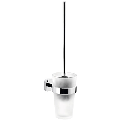 tesa ELEGAANT Toilet Accessory Set, Metal, Chrome-Plated, Includes Adhesive Solution