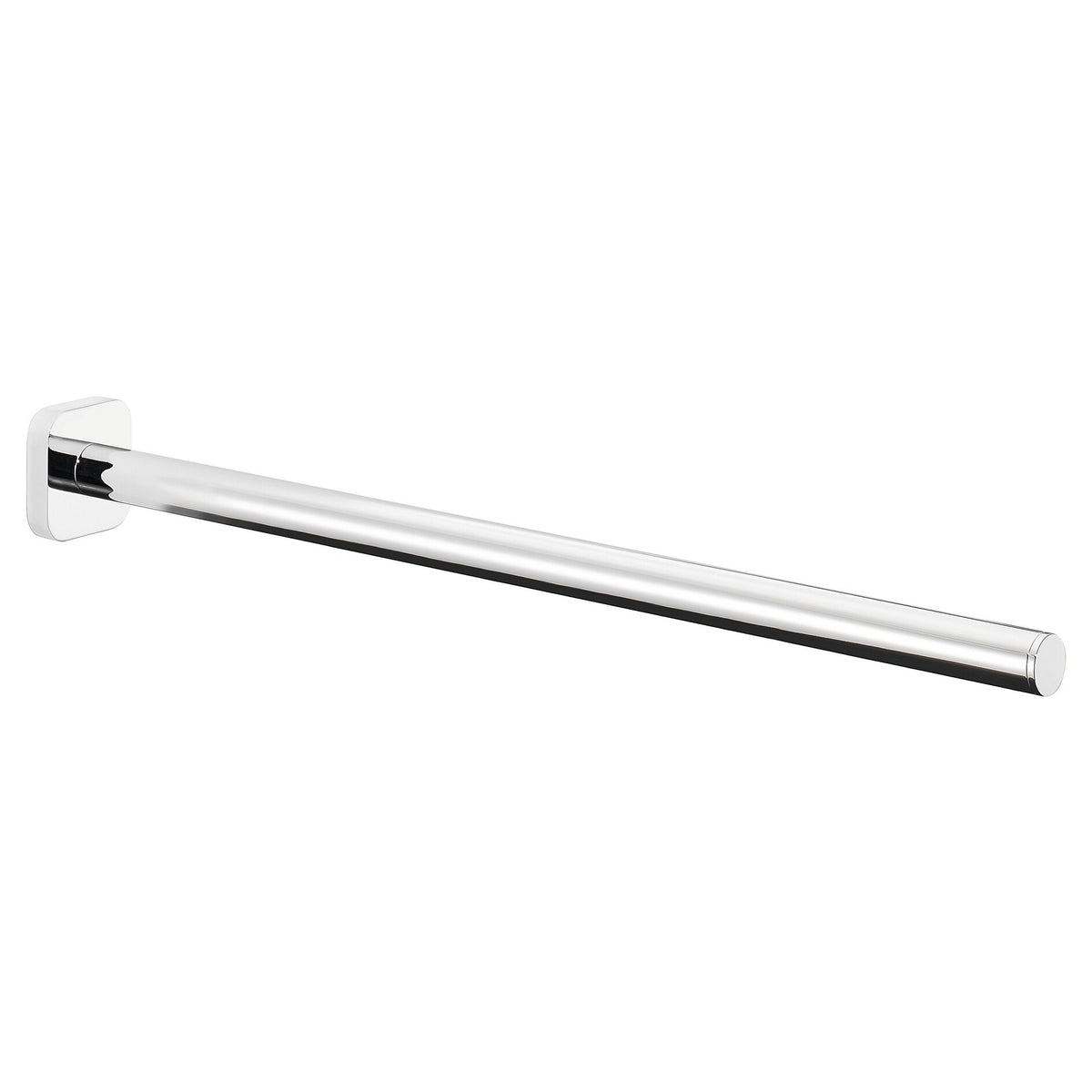 tesa ELEGAANT Towel Rack, 1-arm, Metal, Chrome-Plated, Adhesive Mount