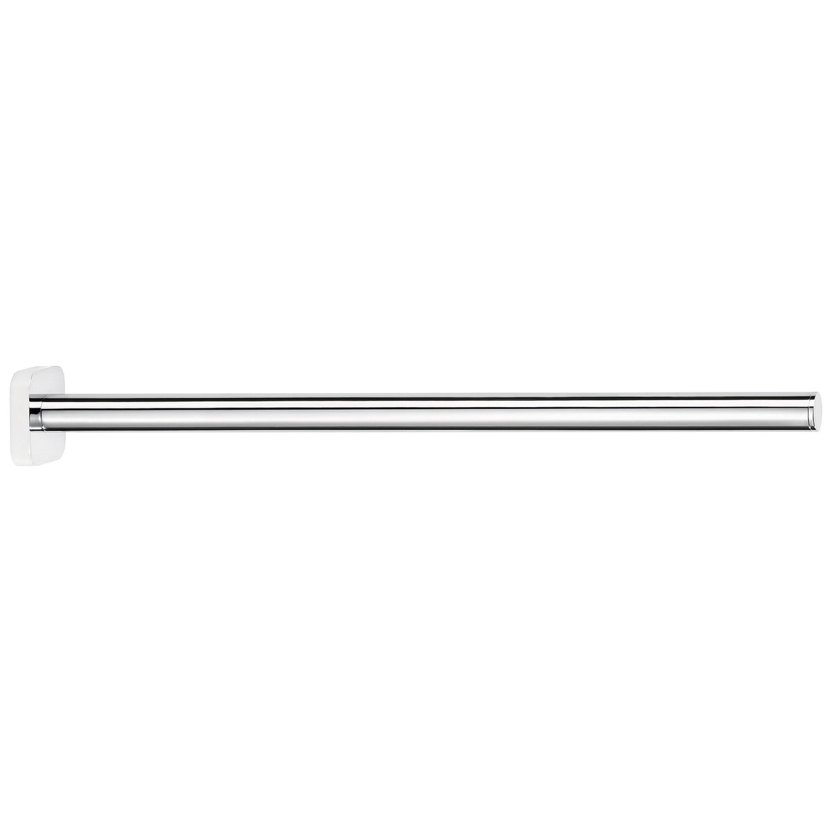 tesa ELEGAANT Towel Rack, 1-arm, Metal, Chrome-Plated, Adhesive Mount