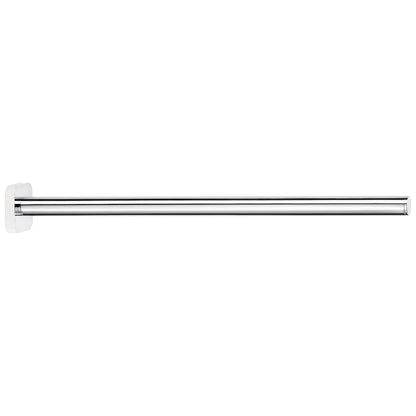 tesa ELEGAANT Towel Rack, 1-arm, Metal, Chrome-Plated, Adhesive Mount