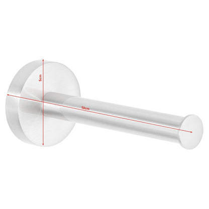 tesa Nooblesse Replacement Roll Holder, Stainless Steel Look, Includes Adhesive Solution – Dimensions