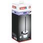 tesa MOON BLACK Toilet Brush Holder, Matte Black, Includes Adhesive Solution