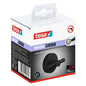 tesa MOON BLACK Bathrobe Hook, Matte Black, Includes Adhesive Solution