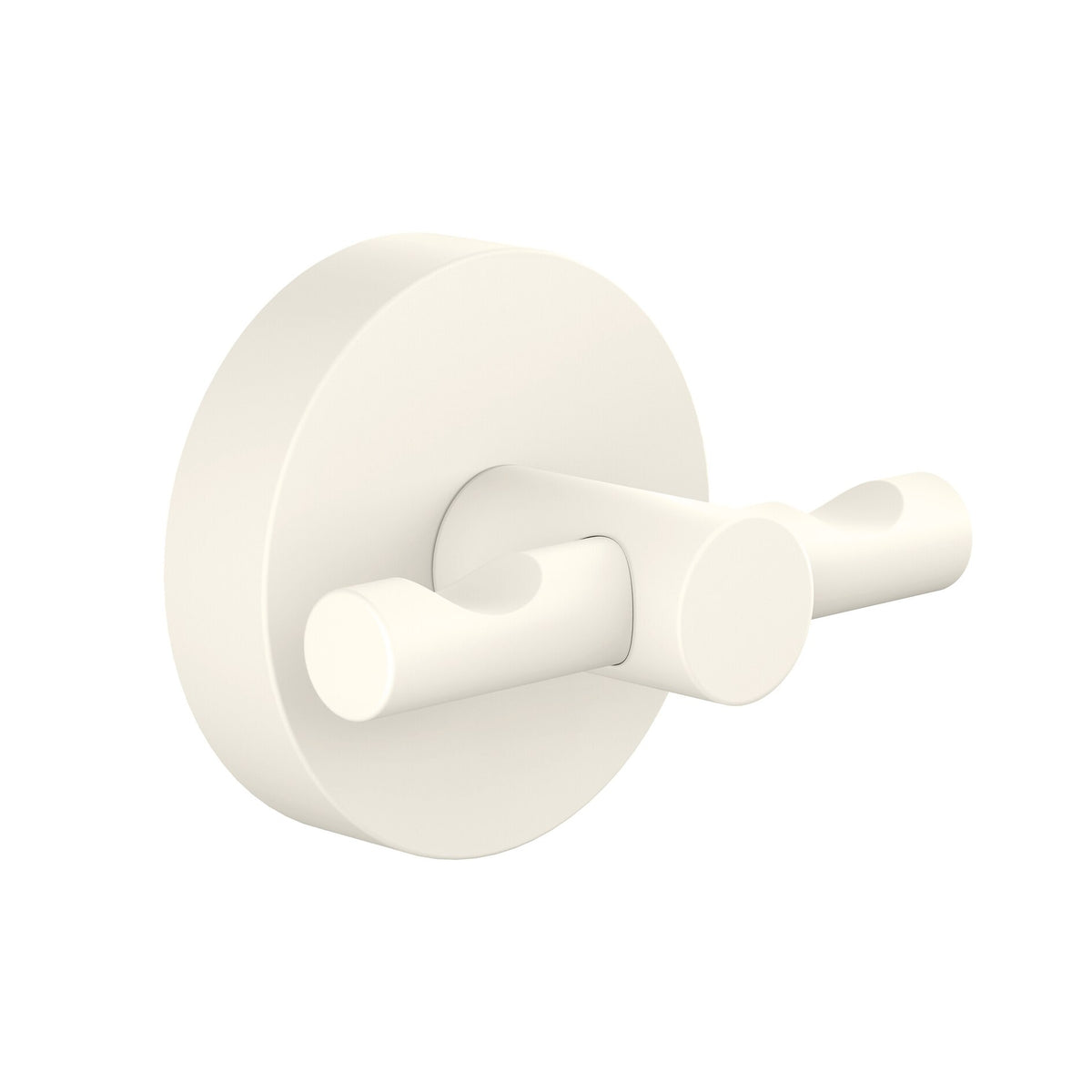 tesa MOON WHITE Bathrobe Hook, matte white, includes adhesive solution