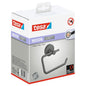 tesa MOON GREY Toilet Paper Holder, Matte Gray, Includes Adhesive Solution