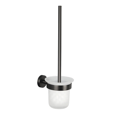 tesa MOON Graphite Toilet Brush, self-adhesive, PVD-coated metal