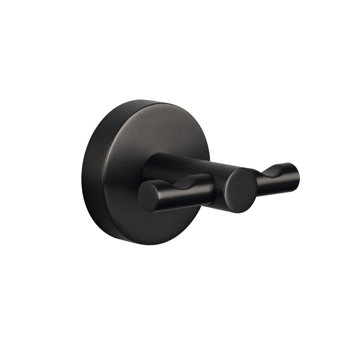 tesa MOON Graphite Bathrobe Hook, Self-Adhesive, Metal with PVD Coating