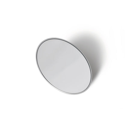 tesa VISIOON Cosmetic Mirror with Ball Joint, Self-Adhesive, Chrome-Plated Brass