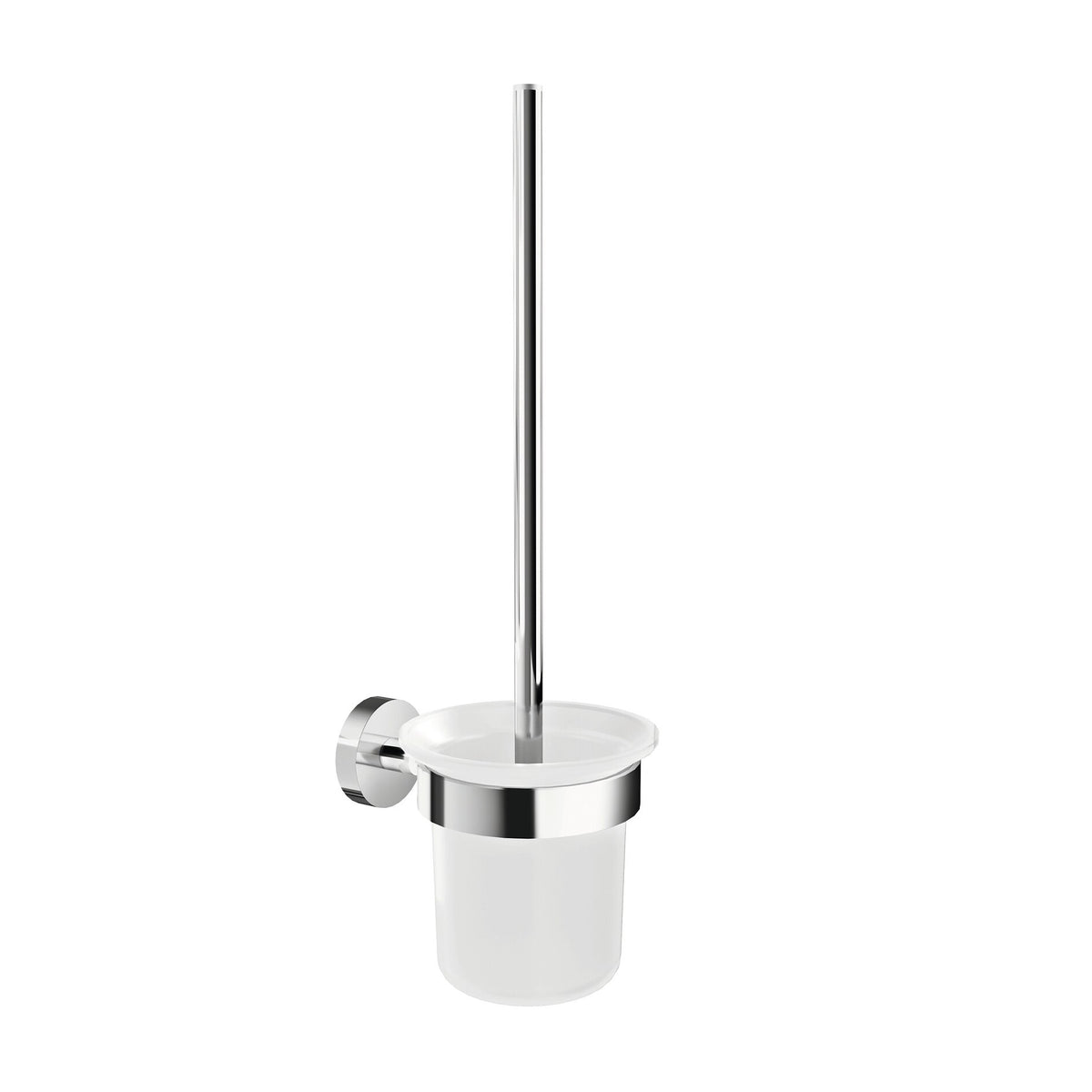 tesa SMOOZ Toilet Brush, self-adhesive, chrome-plated metal