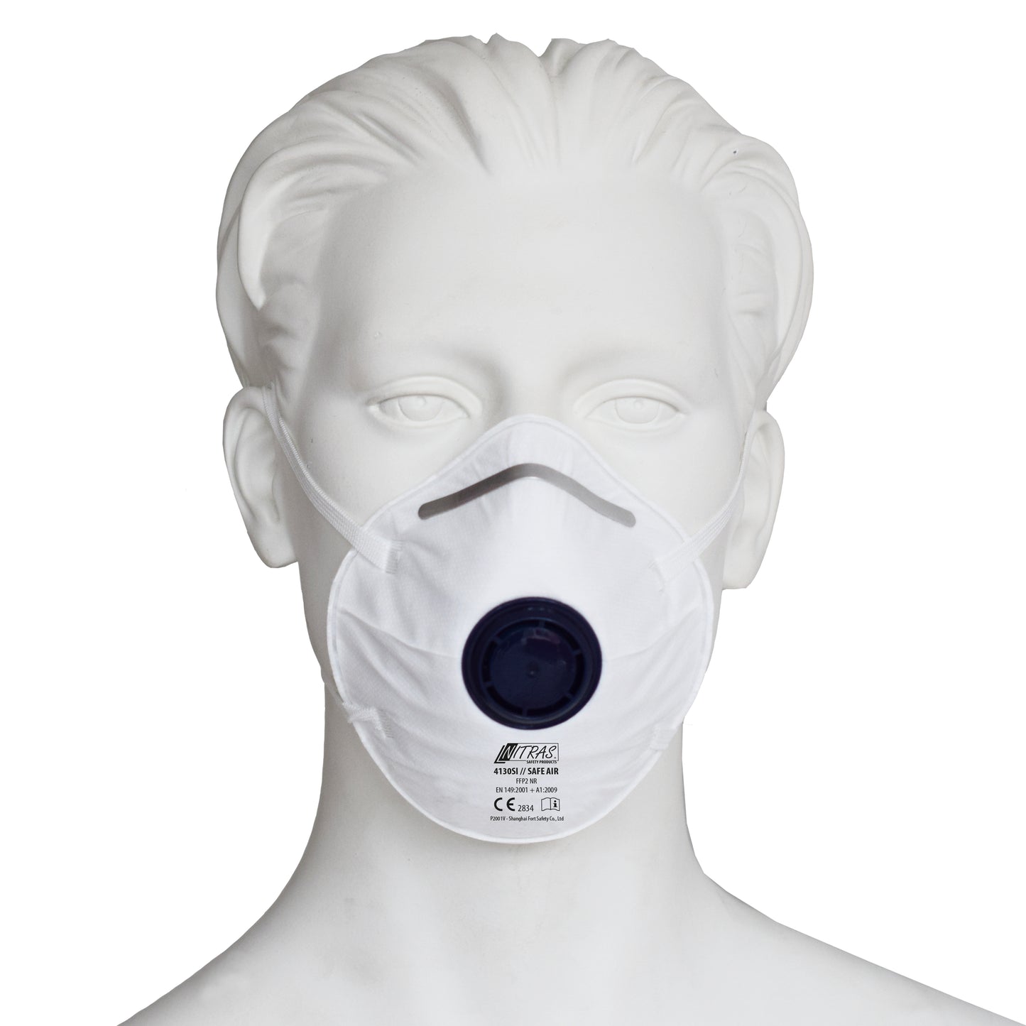 NITRAS SAFE AIR, respiratory mask, white, EN 149, box of 15 pieces | Pack (15 pieces)