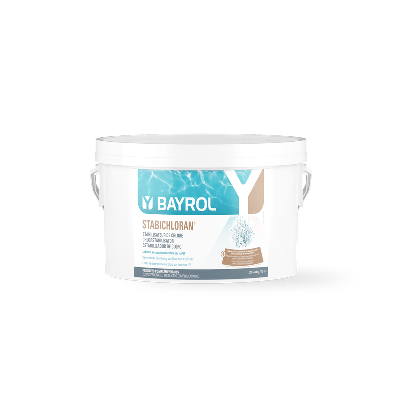 BAYROL Stabichloran® 3 kg Verhinderung von Chlorverlusten und Sonneneinstrahlung | Eimer (3 kg)