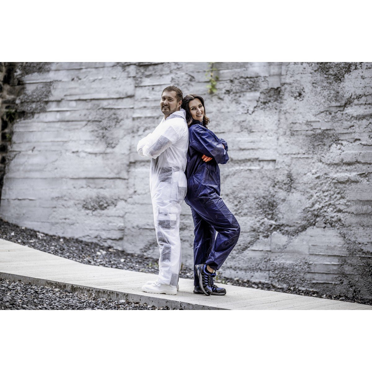 NITRAS PP, protective overall, navy blue