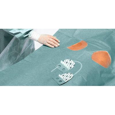 Hartmann Foliodrape PP Radiologie/Femoral/Angiographie-Set I Krepp | Packung (4 Stück)