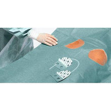 Hartmann Foliodrape PP Radiologie/Femoral/Angiographie-Set I Krepp | Packung (4 Stück)