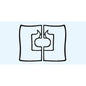 Hartmann Foliodrape Protect variables Lochtuch 75x90 cm selbstklebend | Packung (80 Stück)