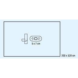 FD PP extremity cloth 245x320* 5x7* crepe wrap | Pack (9 pieces)