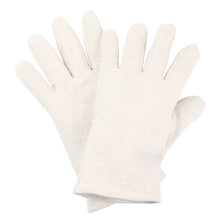 NITRAS Baumwoll-Jersey-Handschuhe, naturfarben Baumwoll-Jersey | Packung (12 Paare)