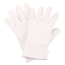 NITRAS Baumwoll-Jersey-Handschuhe, naturfarben Baumwoll-Jersey | Packung (12 Paare)