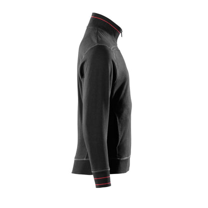 MASCOT® Chania Sweatshirt mit Reißverschluss, schwarz
