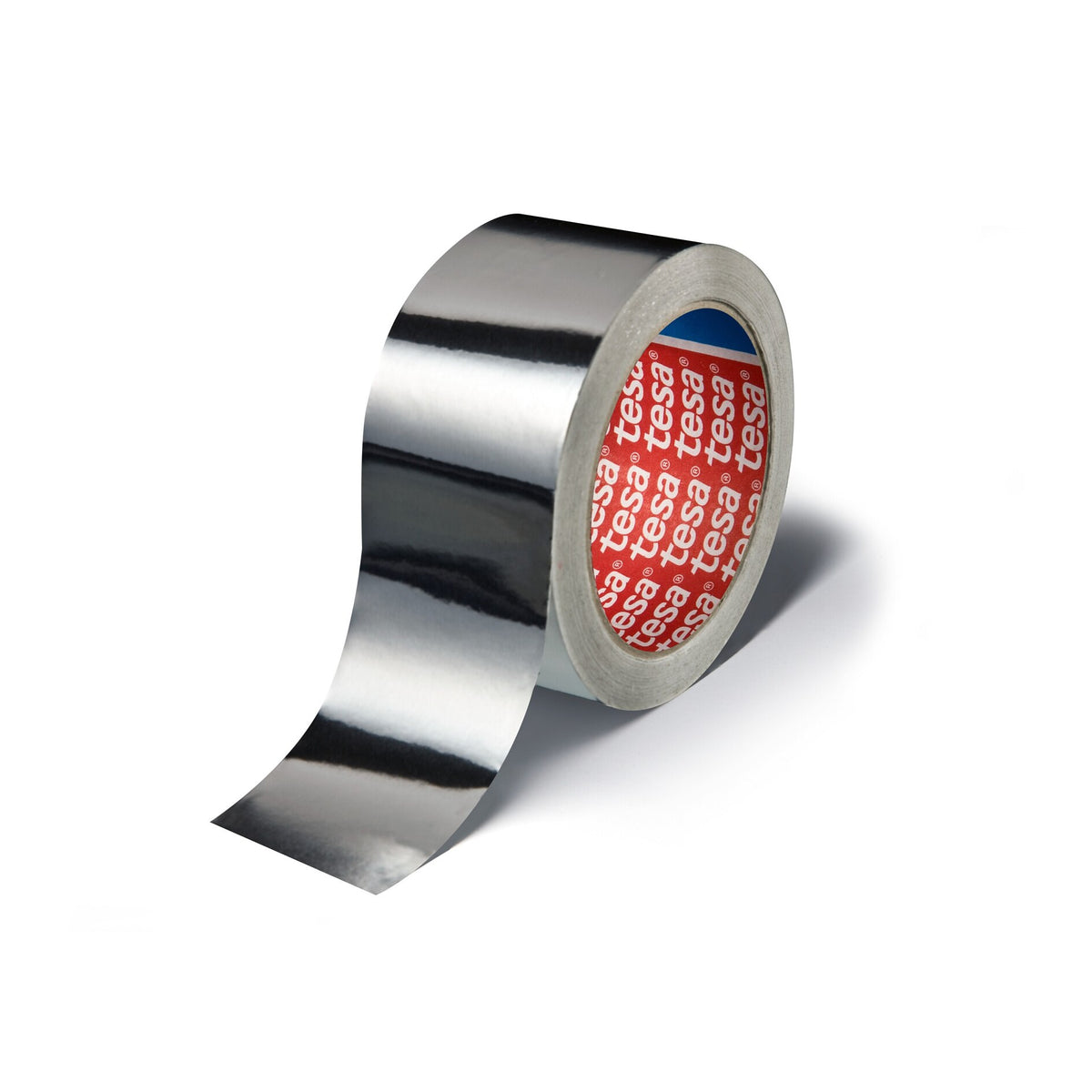 tesa 50565 Aluminum Adhesive Tape, linerless, silver, 50 m x 50 mm