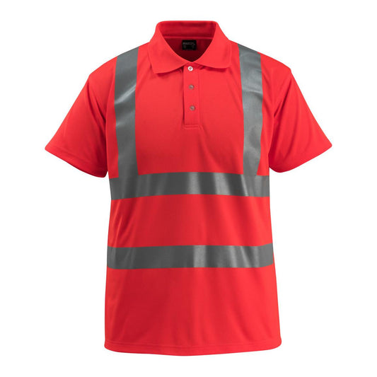 MASCOT® Bowen polo shirt, hi-vis red