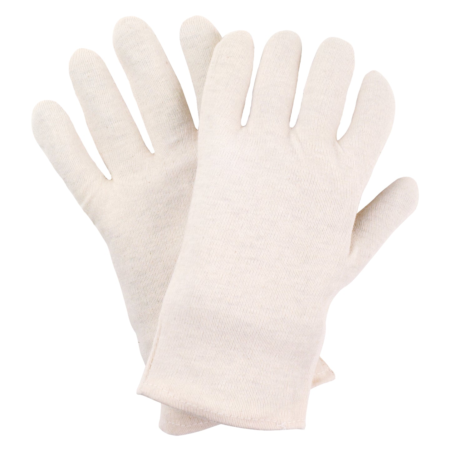 NITRAS cotton jersey gloves, natural cotton jersey | Pack (12 pairs)