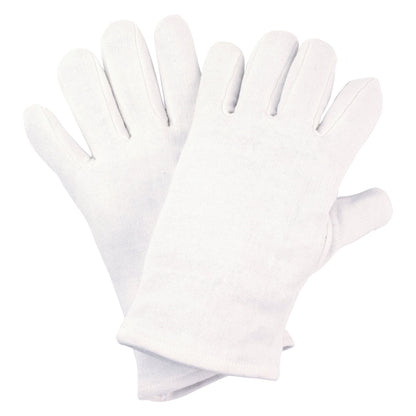 NITRAS Cotton Knit Gloves, White, OEKO-TEX Certified Cotton Knit, Size 12 | Pack (12 pairs)