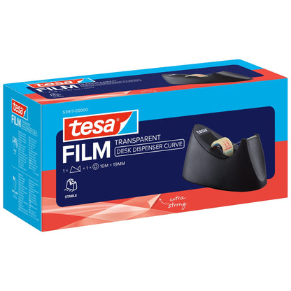 tesa DESK DISPENSER CURVE Desk Dispenser with tesafilm TRANSPARENT