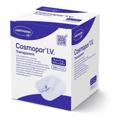 Hartmann Cosmopor I.V. Transparentpflaster steril 9x7 cm | Packung (100 Stück)
